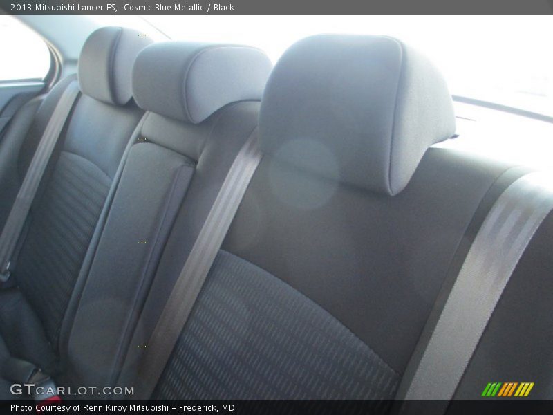 Cosmic Blue Metallic / Black 2013 Mitsubishi Lancer ES