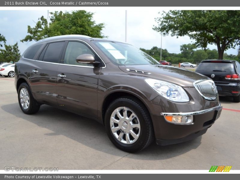 Cocoa Metallic / Cashmere/Cocoa 2011 Buick Enclave CXL
