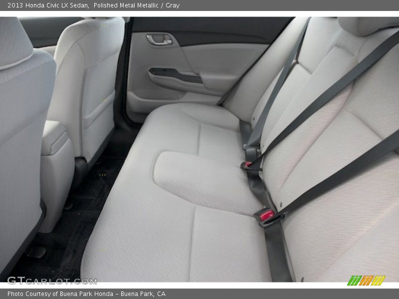 Polished Metal Metallic / Gray 2013 Honda Civic LX Sedan