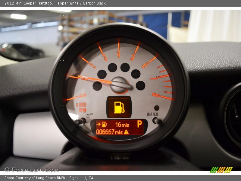 Pepper White / Carbon Black 2012 Mini Cooper Hardtop