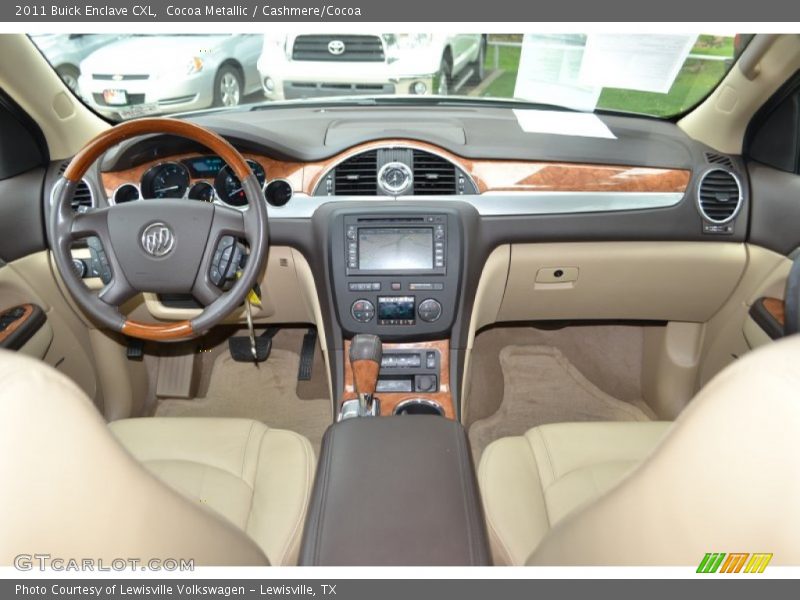 Cocoa Metallic / Cashmere/Cocoa 2011 Buick Enclave CXL