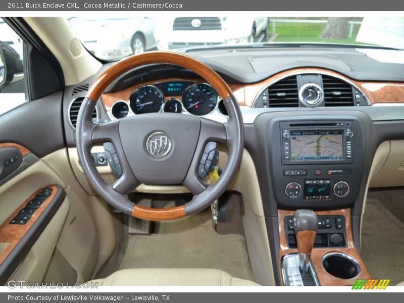 Cocoa Metallic / Cashmere/Cocoa 2011 Buick Enclave CXL