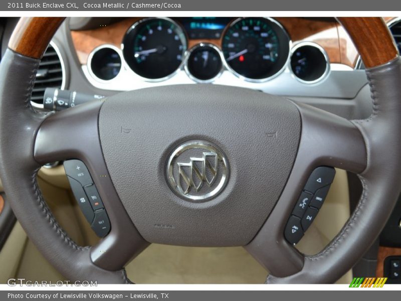 Cocoa Metallic / Cashmere/Cocoa 2011 Buick Enclave CXL