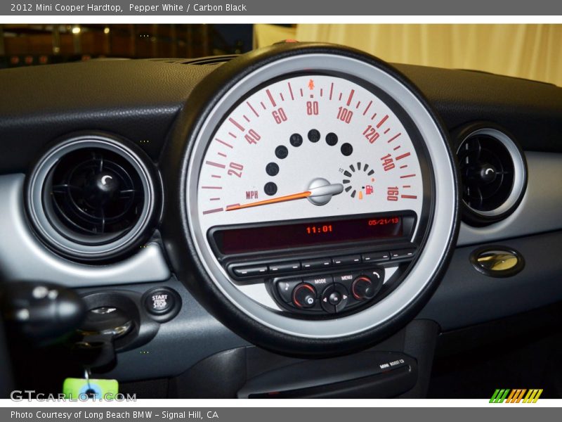 Pepper White / Carbon Black 2012 Mini Cooper Hardtop