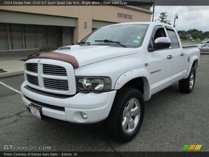 Bright White / Dark Slate Gray 2004 Dodge Ram 1500 SLT Sport Quad Cab 4x4