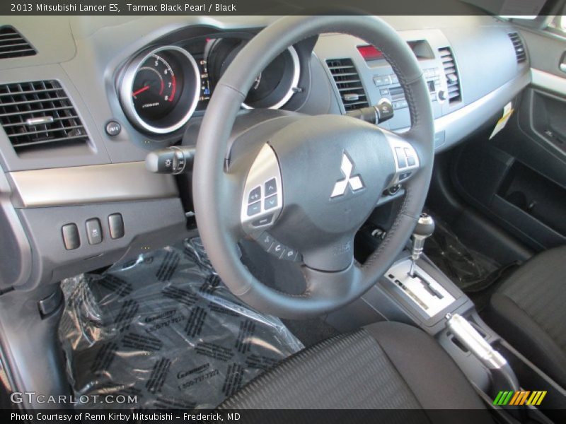 Tarmac Black Pearl / Black 2013 Mitsubishi Lancer ES