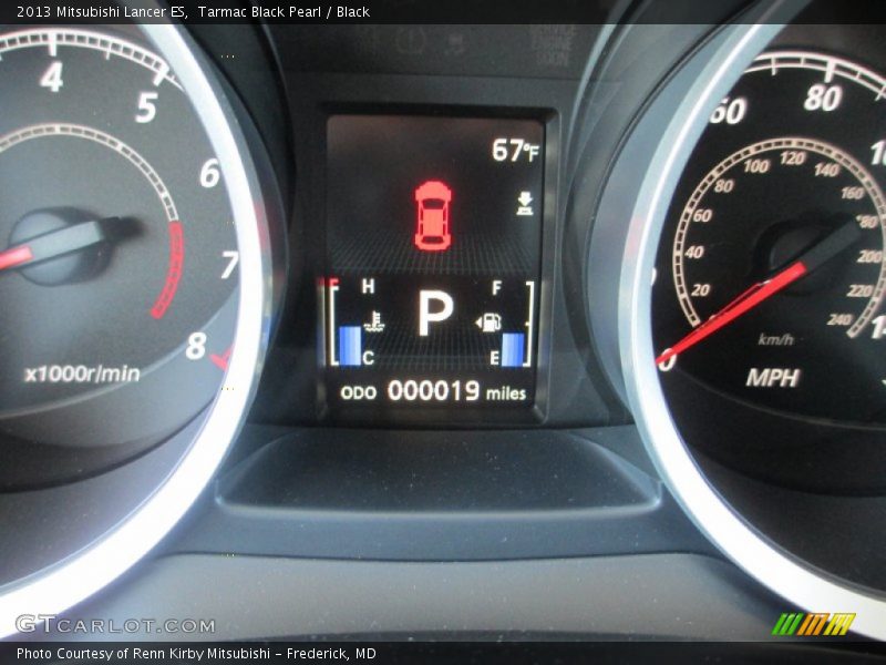 Tarmac Black Pearl / Black 2013 Mitsubishi Lancer ES