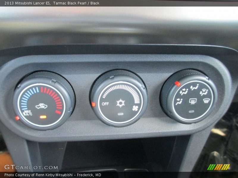 Controls of 2013 Lancer ES