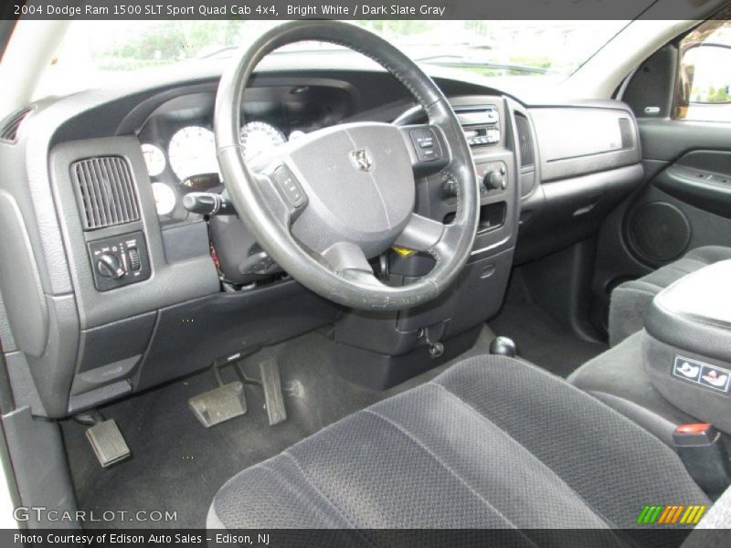 Bright White / Dark Slate Gray 2004 Dodge Ram 1500 SLT Sport Quad Cab 4x4