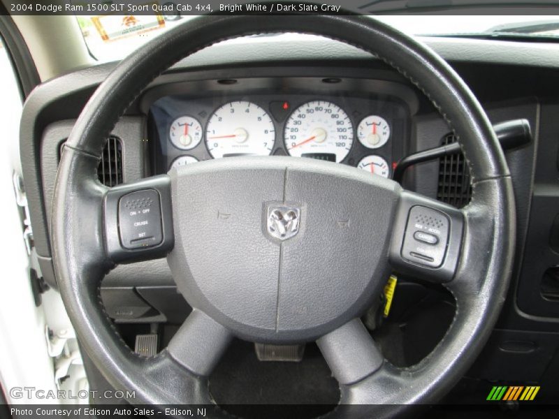 Bright White / Dark Slate Gray 2004 Dodge Ram 1500 SLT Sport Quad Cab 4x4