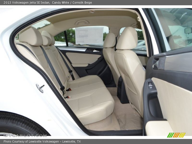 Candy White / Cornsilk Beige 2013 Volkswagen Jetta SE Sedan