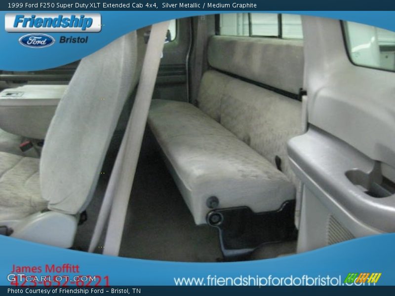 Silver Metallic / Medium Graphite 1999 Ford F250 Super Duty XLT Extended Cab 4x4