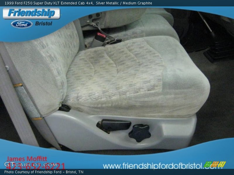 Silver Metallic / Medium Graphite 1999 Ford F250 Super Duty XLT Extended Cab 4x4