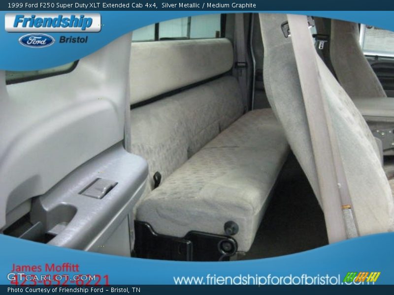 Silver Metallic / Medium Graphite 1999 Ford F250 Super Duty XLT Extended Cab 4x4