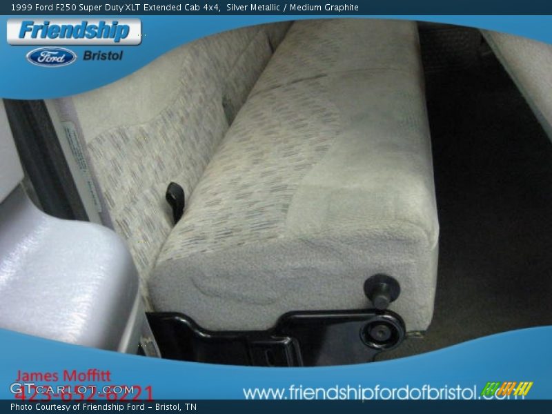 Silver Metallic / Medium Graphite 1999 Ford F250 Super Duty XLT Extended Cab 4x4