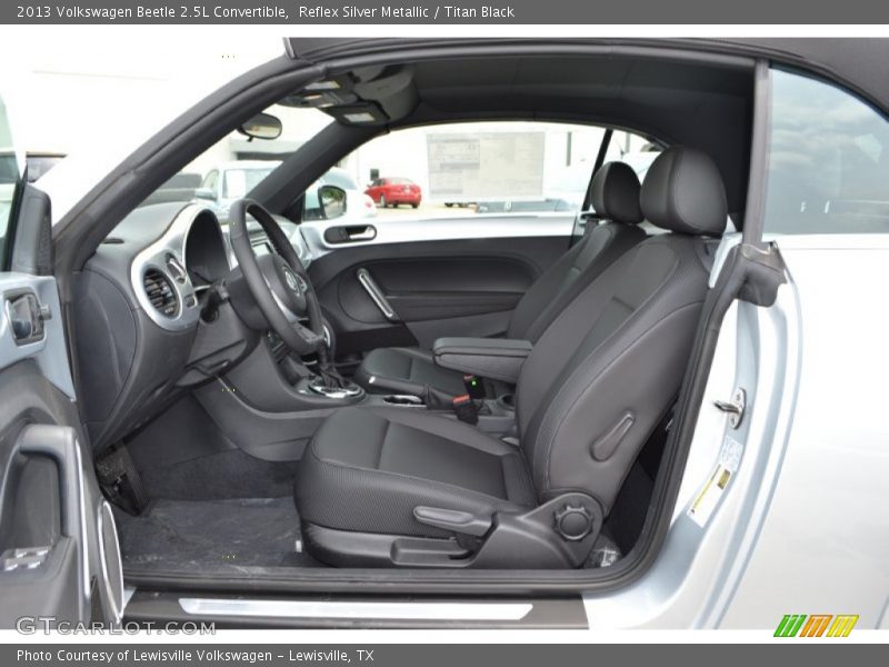 Reflex Silver Metallic / Titan Black 2013 Volkswagen Beetle 2.5L Convertible