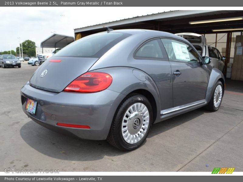 Platinum Gray Metallic / Titan Black 2013 Volkswagen Beetle 2.5L