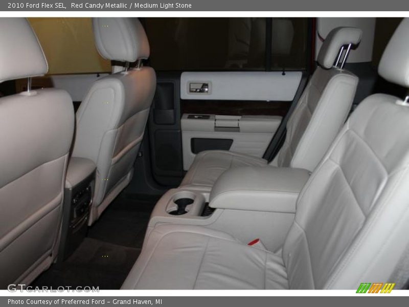 Red Candy Metallic / Medium Light Stone 2010 Ford Flex SEL