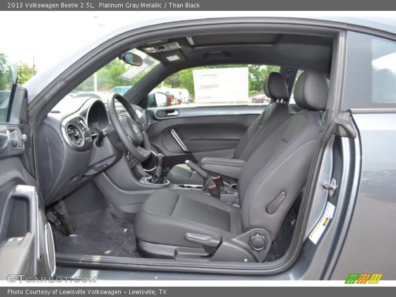 Platinum Gray Metallic / Titan Black 2013 Volkswagen Beetle 2.5L