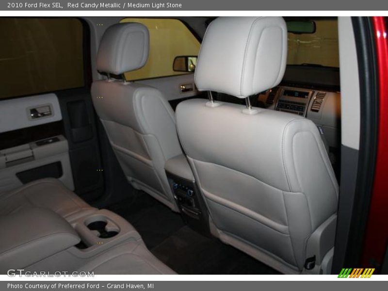 Red Candy Metallic / Medium Light Stone 2010 Ford Flex SEL