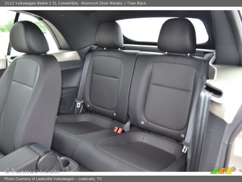 Moonrock Silver Metallic / Titan Black 2013 Volkswagen Beetle 2.5L Convertible