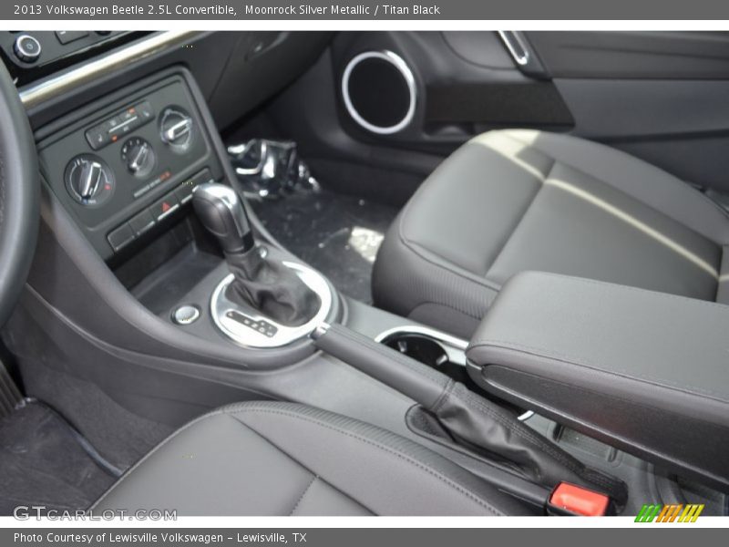 Moonrock Silver Metallic / Titan Black 2013 Volkswagen Beetle 2.5L Convertible
