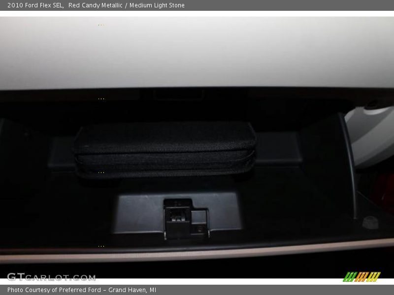Red Candy Metallic / Medium Light Stone 2010 Ford Flex SEL