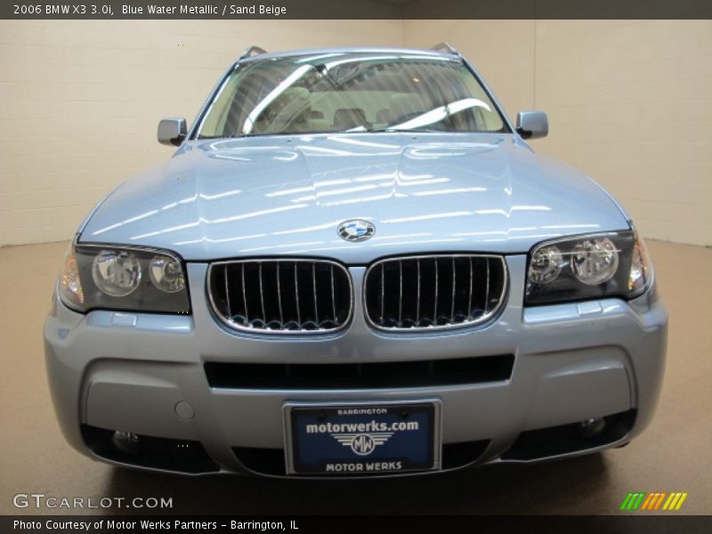 Blue Water Metallic / Sand Beige 2006 BMW X3 3.0i