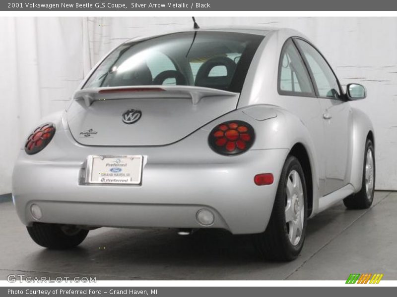 Silver Arrow Metallic / Black 2001 Volkswagen New Beetle GLS Coupe