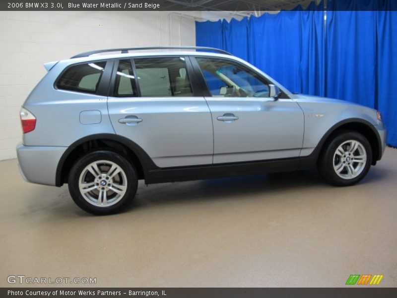 Blue Water Metallic / Sand Beige 2006 BMW X3 3.0i