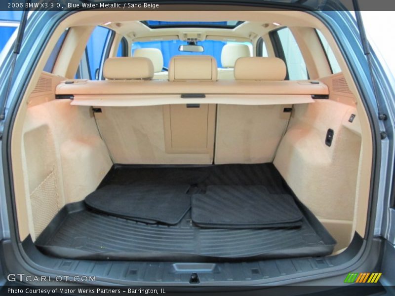 Blue Water Metallic / Sand Beige 2006 BMW X3 3.0i