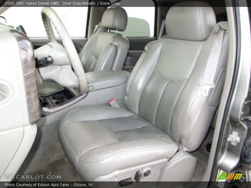 Steel Gray Metallic / Stone Gray 2005 GMC Yukon Denali AWD