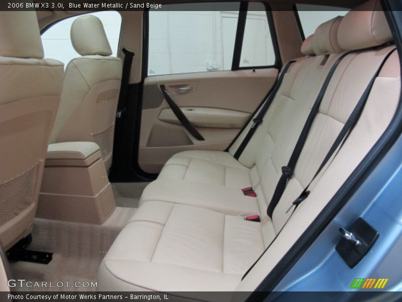 Blue Water Metallic / Sand Beige 2006 BMW X3 3.0i