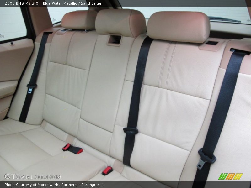 Blue Water Metallic / Sand Beige 2006 BMW X3 3.0i