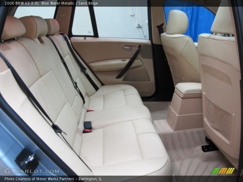 Blue Water Metallic / Sand Beige 2006 BMW X3 3.0i