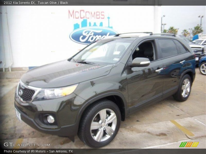 Tuscan Olive / Black 2012 Kia Sorento EX