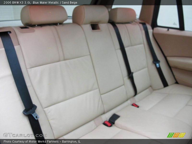 Blue Water Metallic / Sand Beige 2006 BMW X3 3.0i