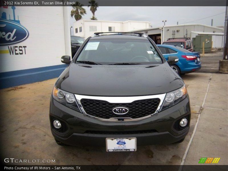 Tuscan Olive / Black 2012 Kia Sorento EX