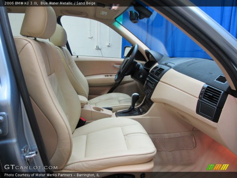 Blue Water Metallic / Sand Beige 2006 BMW X3 3.0i