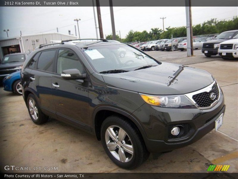 Tuscan Olive / Black 2012 Kia Sorento EX
