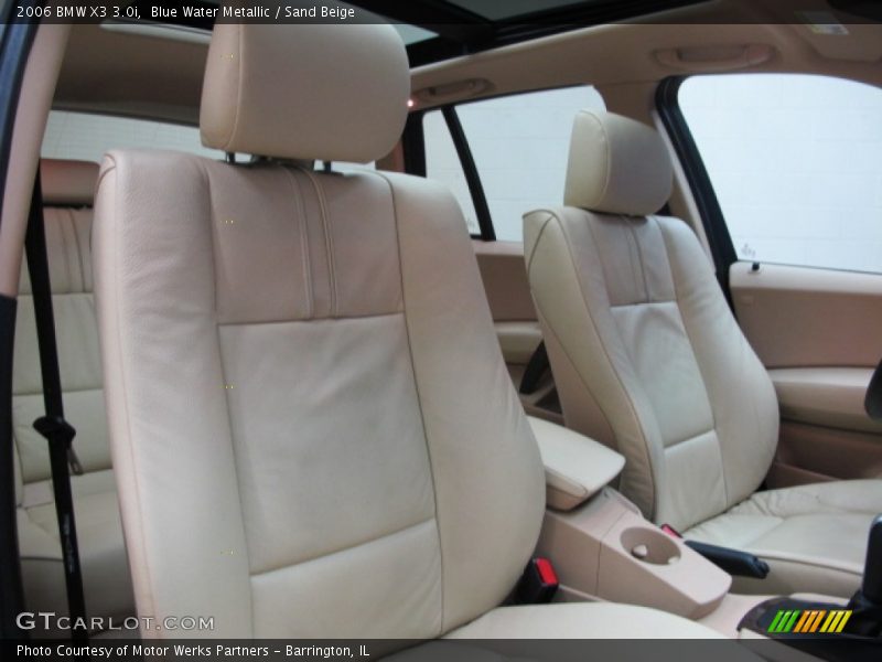 Blue Water Metallic / Sand Beige 2006 BMW X3 3.0i