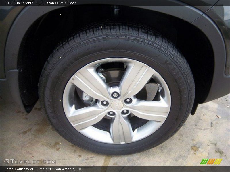 Tuscan Olive / Black 2012 Kia Sorento EX