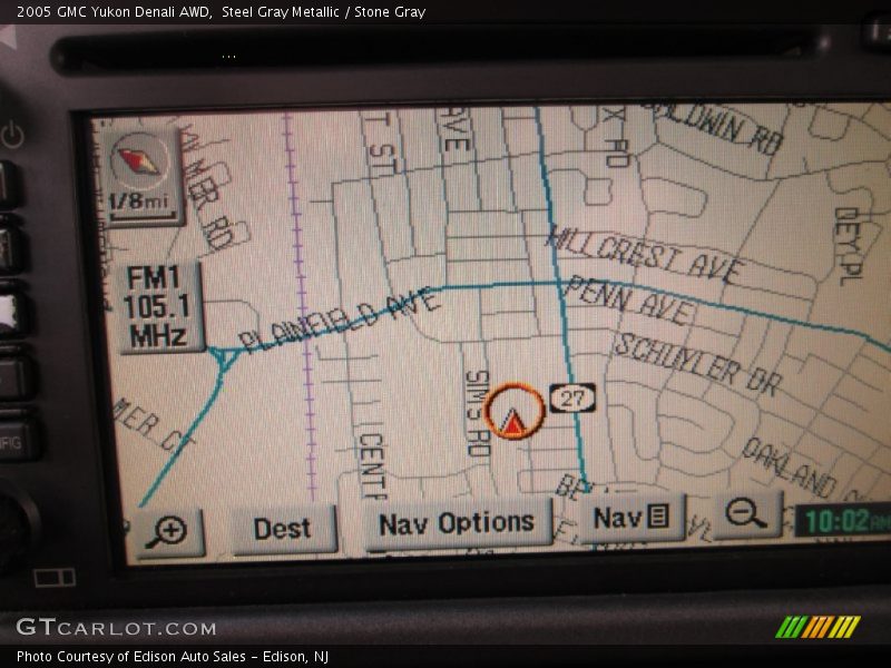 Steel Gray Metallic / Stone Gray 2005 GMC Yukon Denali AWD