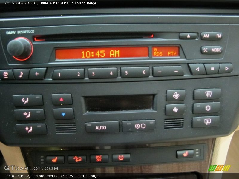 Blue Water Metallic / Sand Beige 2006 BMW X3 3.0i