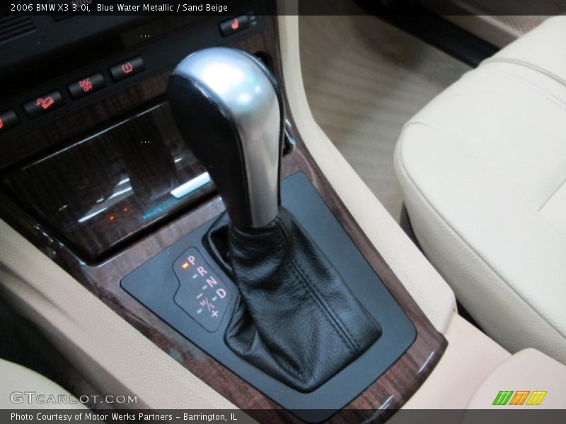 Blue Water Metallic / Sand Beige 2006 BMW X3 3.0i