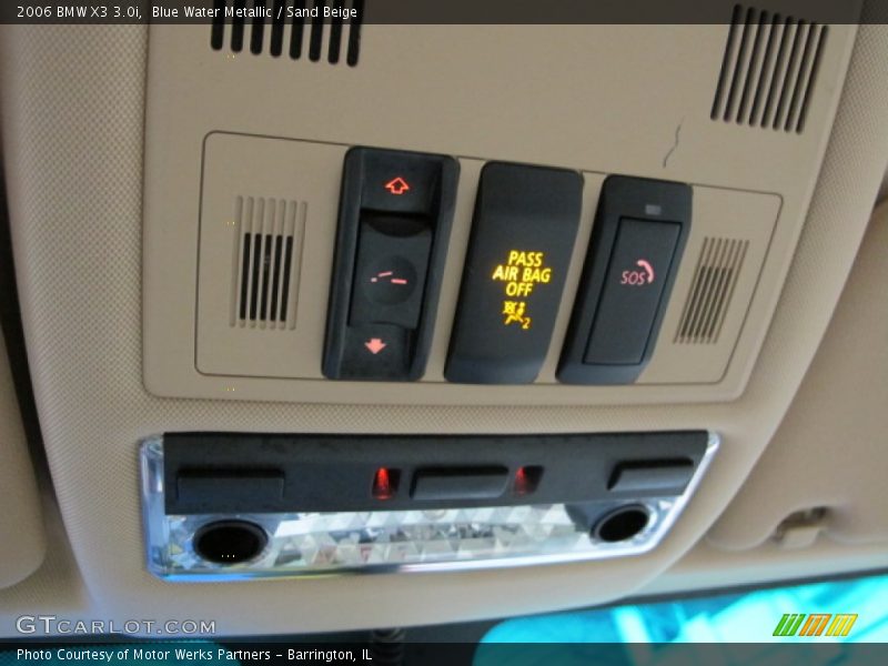 Blue Water Metallic / Sand Beige 2006 BMW X3 3.0i