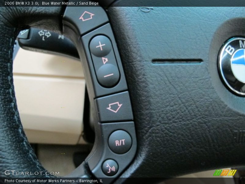 Blue Water Metallic / Sand Beige 2006 BMW X3 3.0i