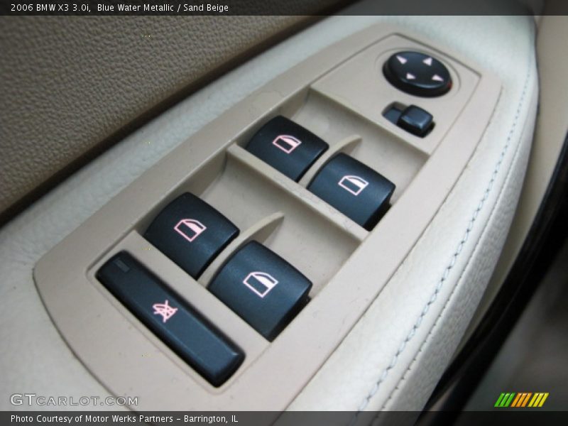 Blue Water Metallic / Sand Beige 2006 BMW X3 3.0i