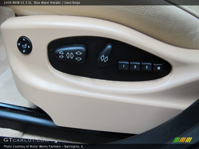 Blue Water Metallic / Sand Beige 2006 BMW X3 3.0i