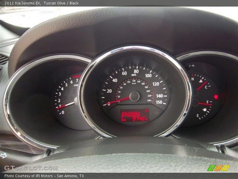 Tuscan Olive / Black 2012 Kia Sorento EX
